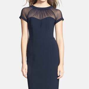 Maggy London - The Illusion Sheath Dress –size 14 cocktail dress